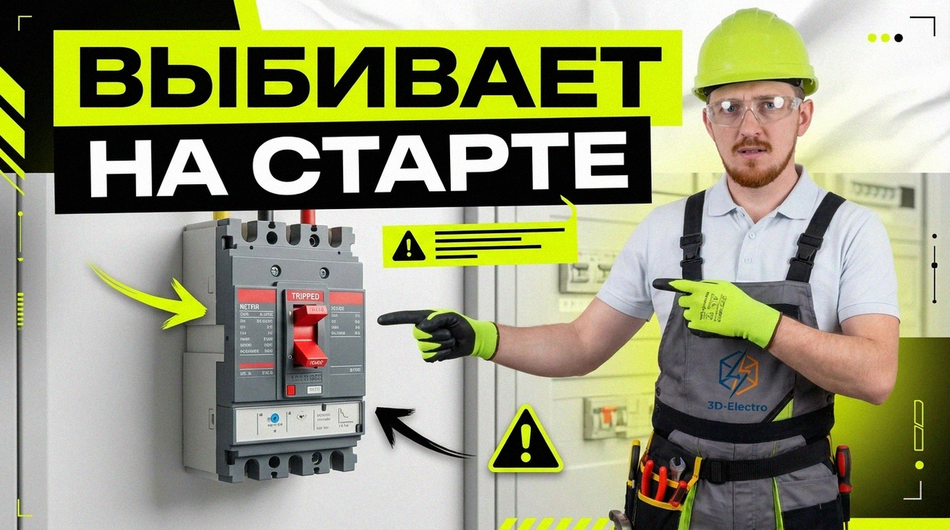 Схема подключения компрессора в гараже, пусковые токи и автоматы
