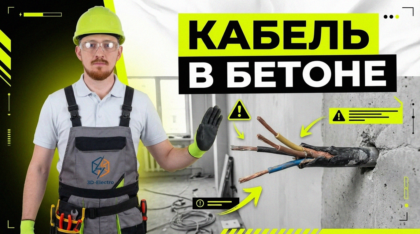 Проводка розетки в кухонный остров через пол с безопасным монтажом