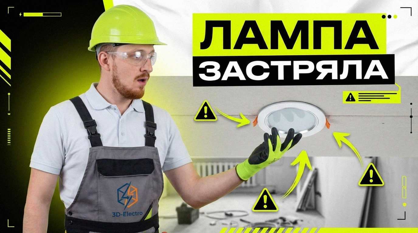 Процесс замены лампочки и извлечения цоколя GU10 из точечного светильника