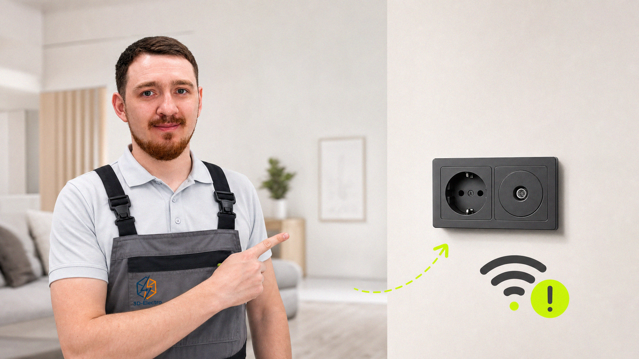 Схема и элементы бесшовной сети Wi-Fi для квартиры